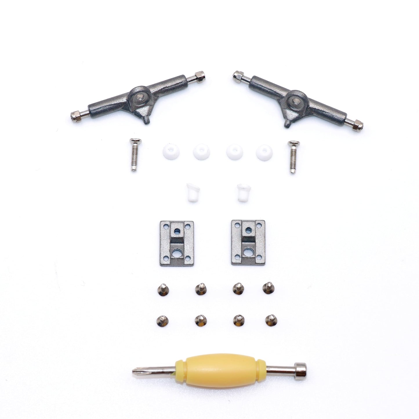 RACOFSB G1 Fingerboard Trucks 34mm Inverted Kingpin with Soft Bushing and Pivot Cup