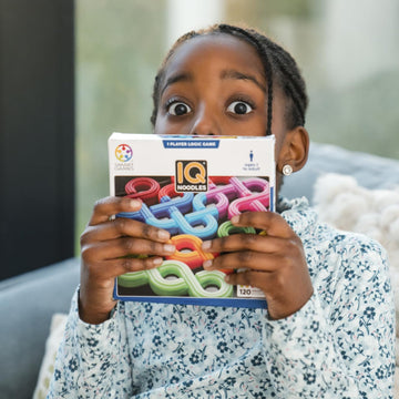 SmartGames IQ Noodles - A Travel Friendly Logic Puzzle for Ages 7 - mature-themed with 120 Challenges and 2 Play Modes!