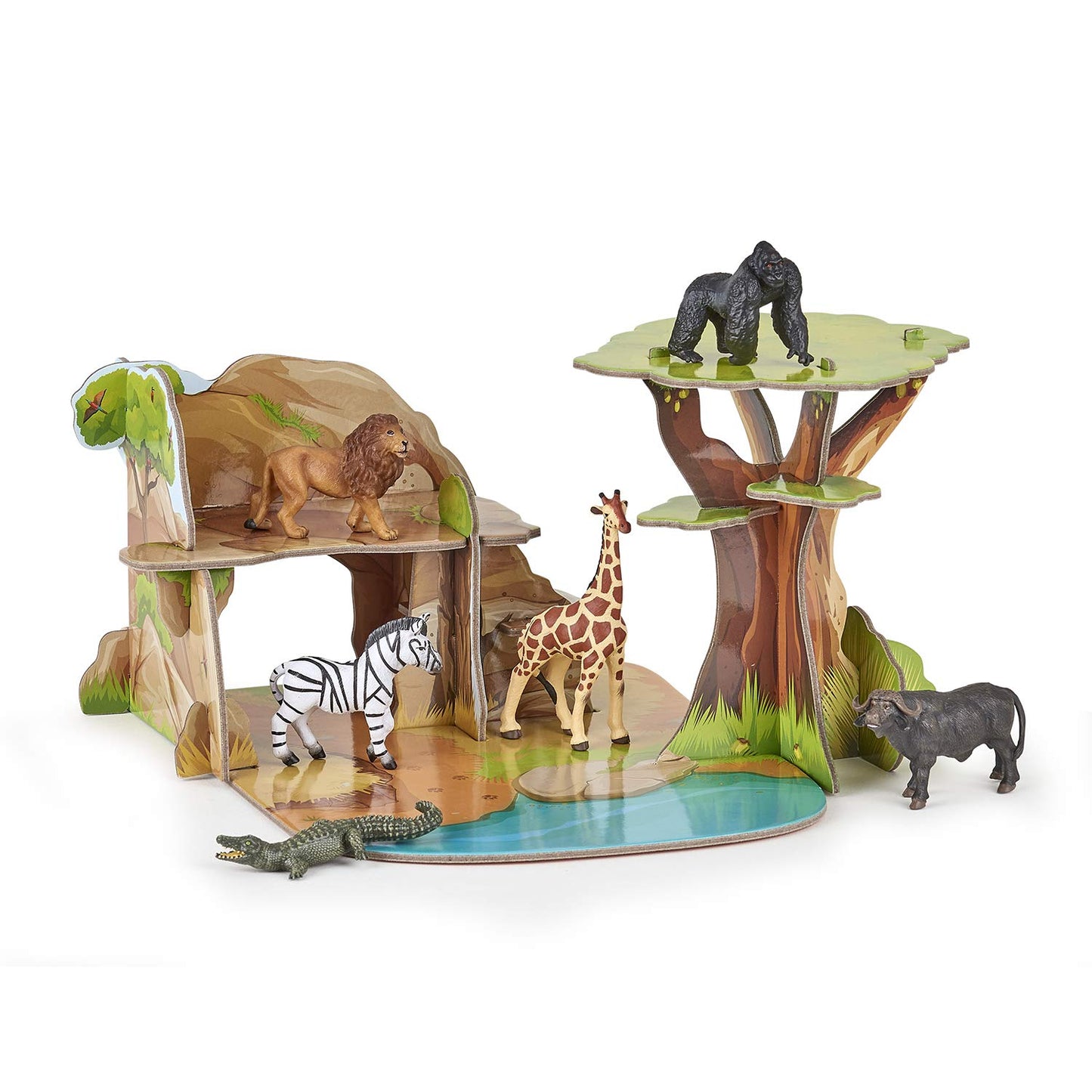 Papo -Hand-Painted - Figurine -Historicals -Mini Savannah -33106 - Collectible - For Children - Suitable For Boys And Girls - Fr