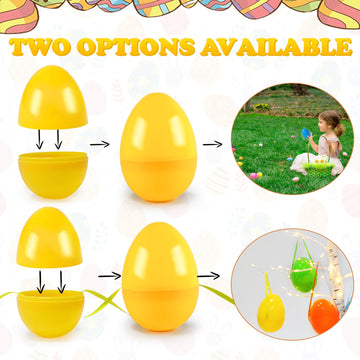Rosaui 3.5 Fillable Easter Eggs, 36Pcs Empty Plastic Eggs - 6 Bright Colors - Holiday Candy & Surprises Gift Box - Easter Bas