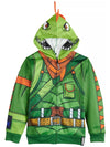 Fortnite Boys' Officially Licensed Rex Hooded Costume Jacket Green