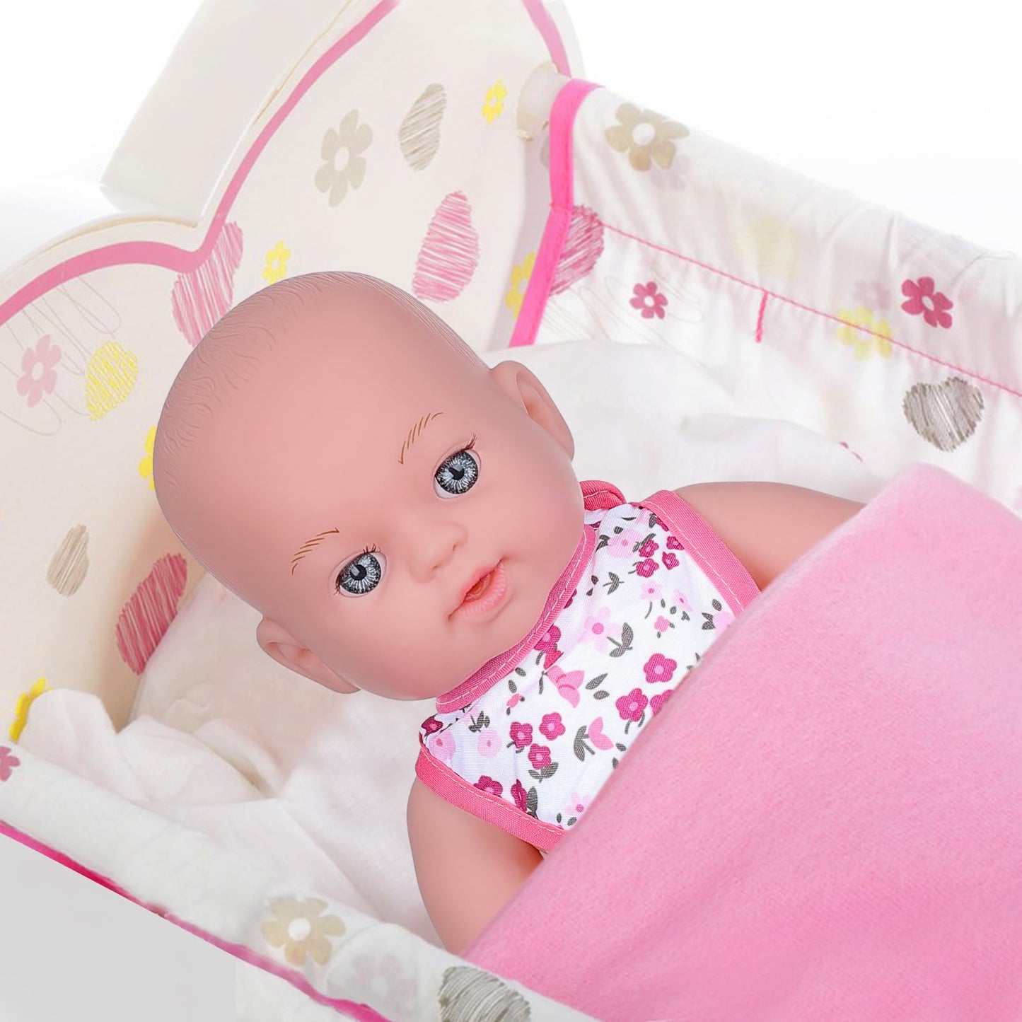 Zntwei 12 Inch Baby Doll Playset With Reborn Baby Dolls Clothes And Accessories Including Bottles, Nipple, Diaper, Bib, Underpan