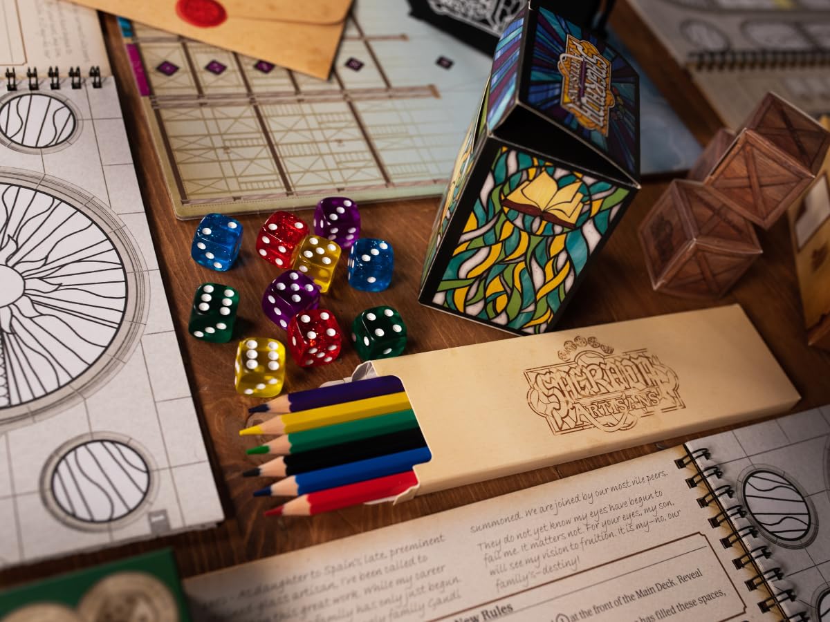 Sagrada Artisans - A Strategy Game Based On The Award-Winning Board Game, Sagrada! | Family Board Game For Kids & Adults | Ages
