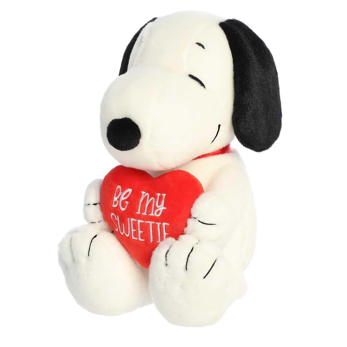 Aurora Timeless Peanuts Snoopy Be My Sweetie Stuffed Animal - Classic Characters - Lasting Memories - White 11 Inches