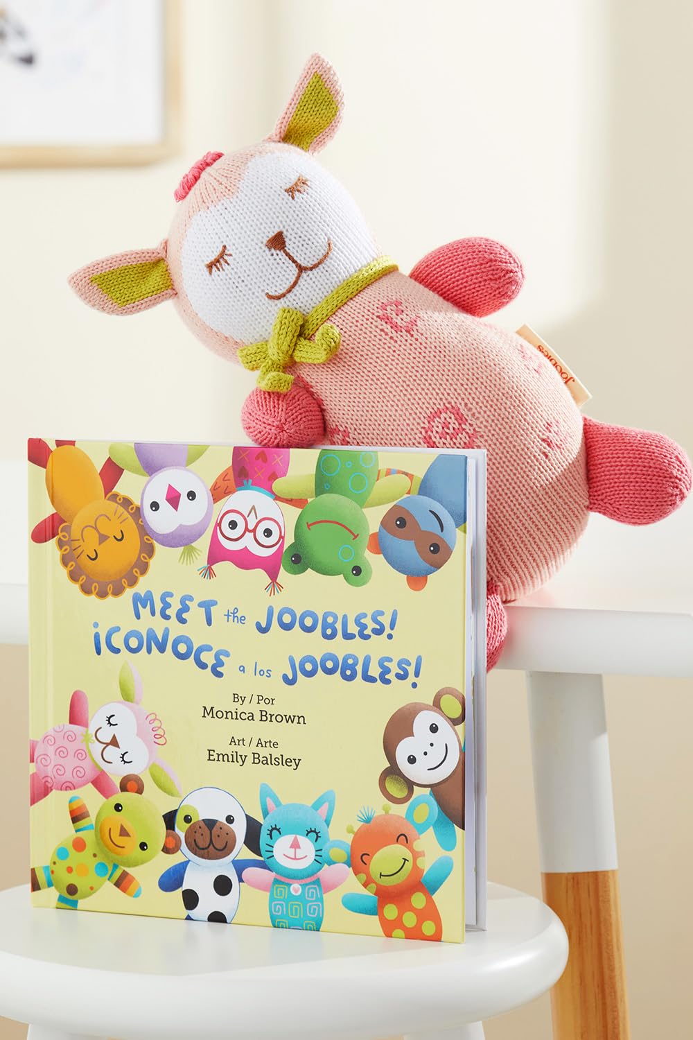 Joobles Fair Trade Organic Stuffed Animal - Cutie The Lamb