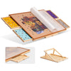 Tektalk Jigsaw Puzzle Table, Wooden Plateau with Leather Bar, Adjustable Stand, 4 Drawers, for 1500 Pieces, Model WGPTZ