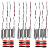 Aediko 3 Sets 12Pcs 8520 Brushed Motors 8.5X20Mm Motor 3-5V 0.15A 35000Rpm-50000Rpm 8520 Motor Hollow Cup Drone Motor Mini Dc Mo