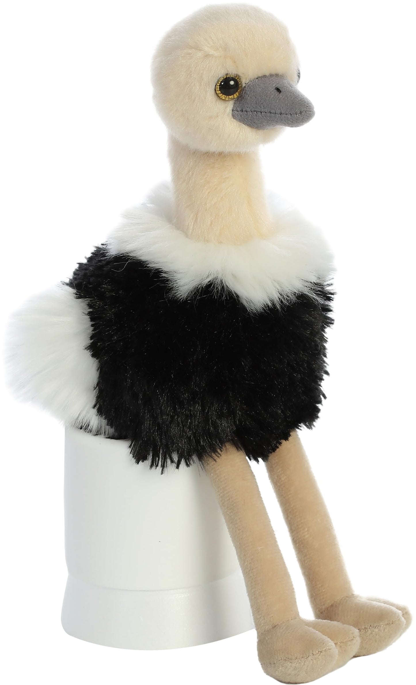 Aurora® Adorable Mini Flopsie™ Ozzi™ Stuffed Animal - Playful Ease - Timeless Companions - Black 8 Inches