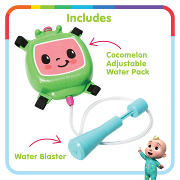 Cocomelon Water Backpack Water Toy, Outdoor Water Blaster For Kids