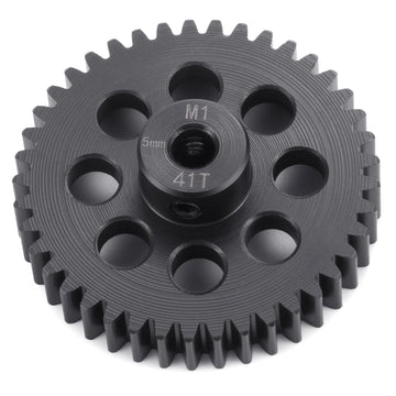 Brkrc Steel M1 Pinion Gear 34T-45T 5Mm Shaft Motor Gears For 1/8 1/10 Rc Brushless Brush Motor Electric Car/Truck Part (41T)