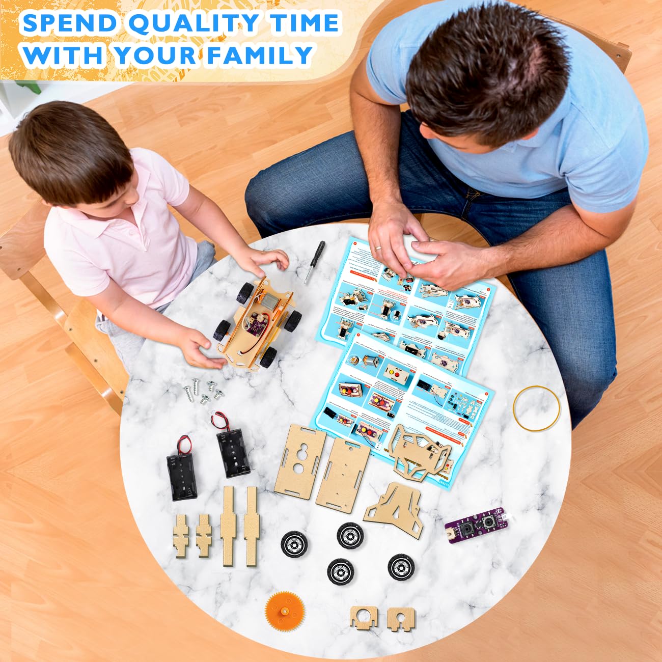 Edujoy Kids Toys For 6 7 8 9 10 Year Old Boys Gifts,Stem Projects Science Kits Crafts For Kids Ages 8-12,Diy Model Cars Kit Educational Building Toys For 6 8 10 Year Old Boys Toys Age 6-8-10-12, Teen