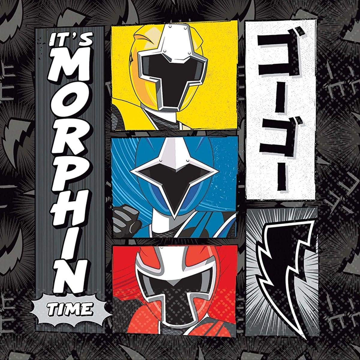 Amscan 501723 'Power Rangers Ninja Steel' Beverage Napkins, 16 Pcs, Multicolor, Standard