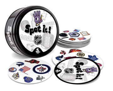MasterPieces NHL Spot It Game - Family Fun Card Game, One Size, Multi-Color, Model NHL3160