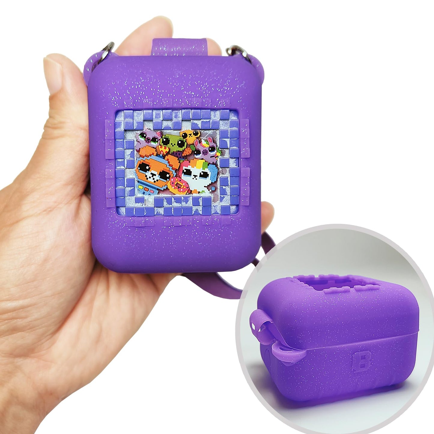 Silicone Case For Bitzee Interactive Toy Digital Pet Case, Protective Skin Cover For Bitzee Virtual Electronic Pets Lanyard Acce