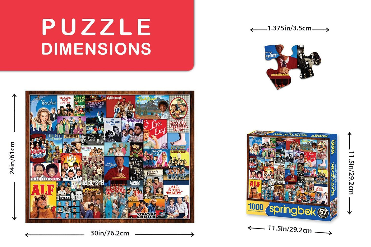 Springbok 1000 Piece Jigsaw Puzzle What'S On Tv? - Made In Usa