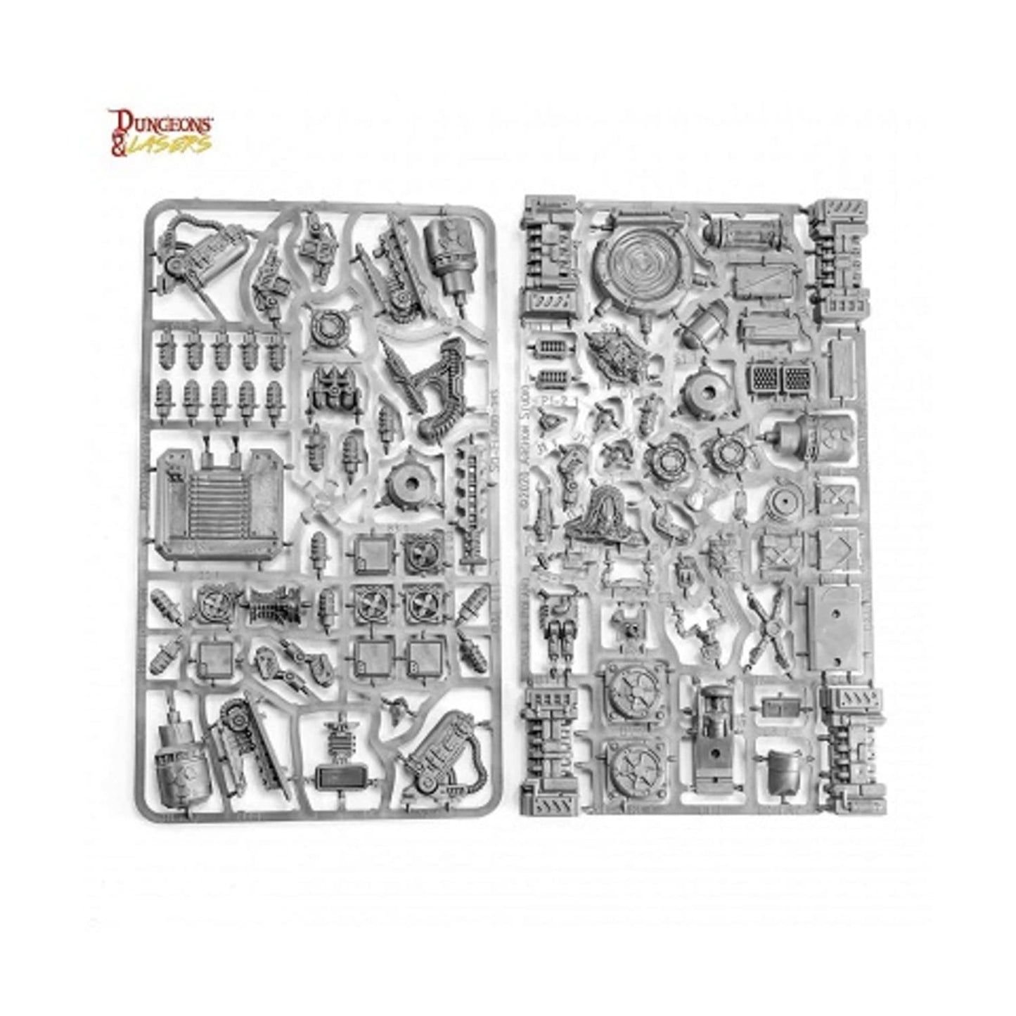Archon Studio Dungeons & Lasers: Sci-Fi Customization Bits Unpainted And Unassembled - Tabletop & Rpg Terrain Game Set For Dungeons & Lasers – 70 Pieces For Ages 14+, (Arcdnl0016)