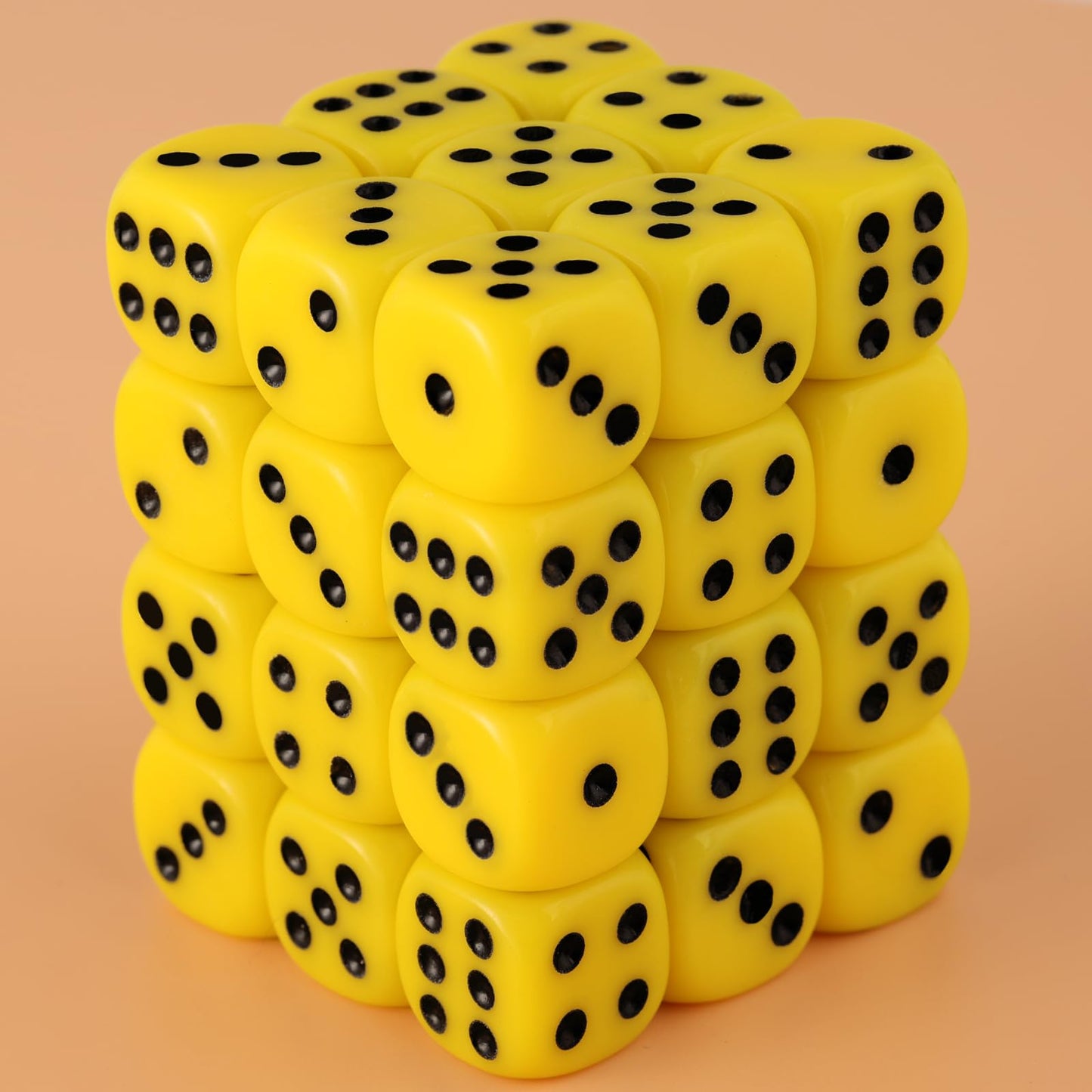36 Pieces 12Mm 6 Sided Mini Dice Set,D6 Game Dice Set,6 Sided Standard Game Dice For Board Games Dice Games Classroom Teaching D