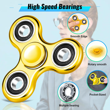 Gigilli Fidget Spinner 1 Pack, Sensory Fidget Toys Anxiety Relief For Kids Adults, Stress Relief Fidget Spinners For Adhd Autism