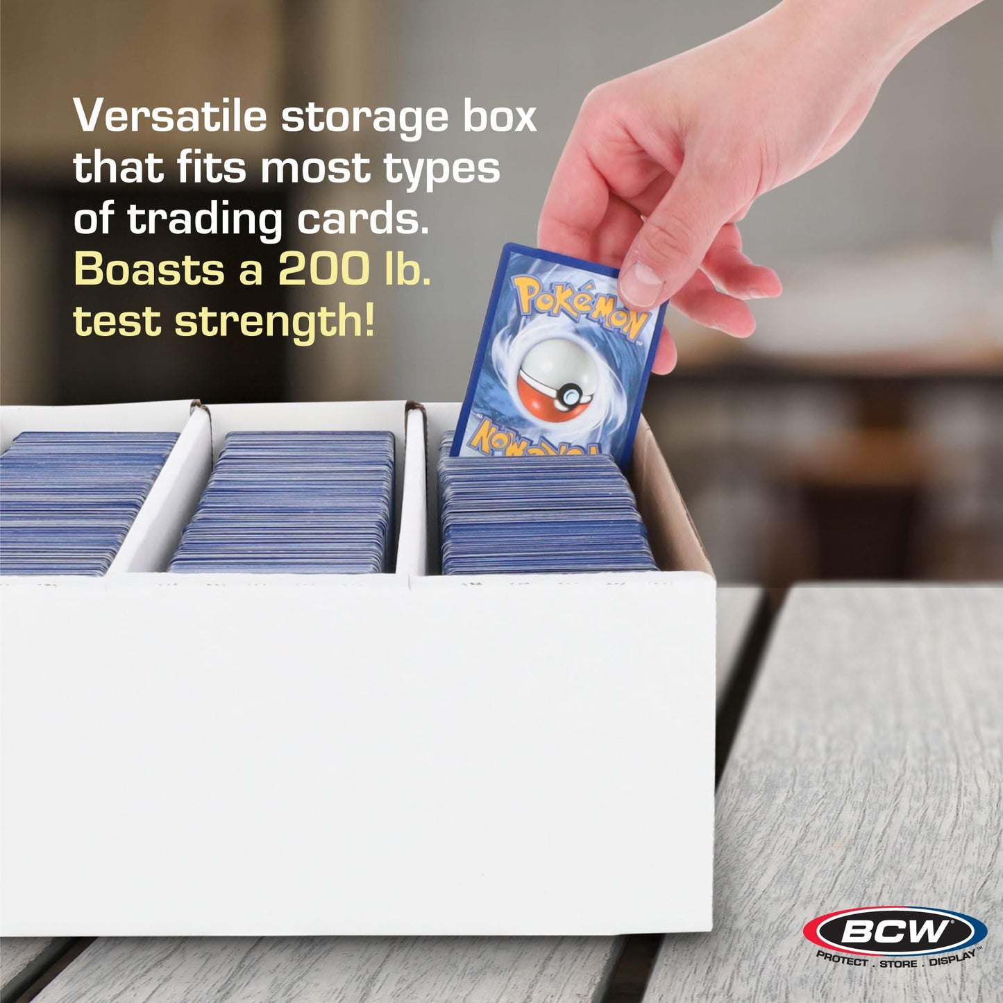 Bcw 10Ct Monster Box Trading Card Storage Box | Holds 3200 Card | Sports Card Storage Boxes, Trading Card Box, Card Storage Box