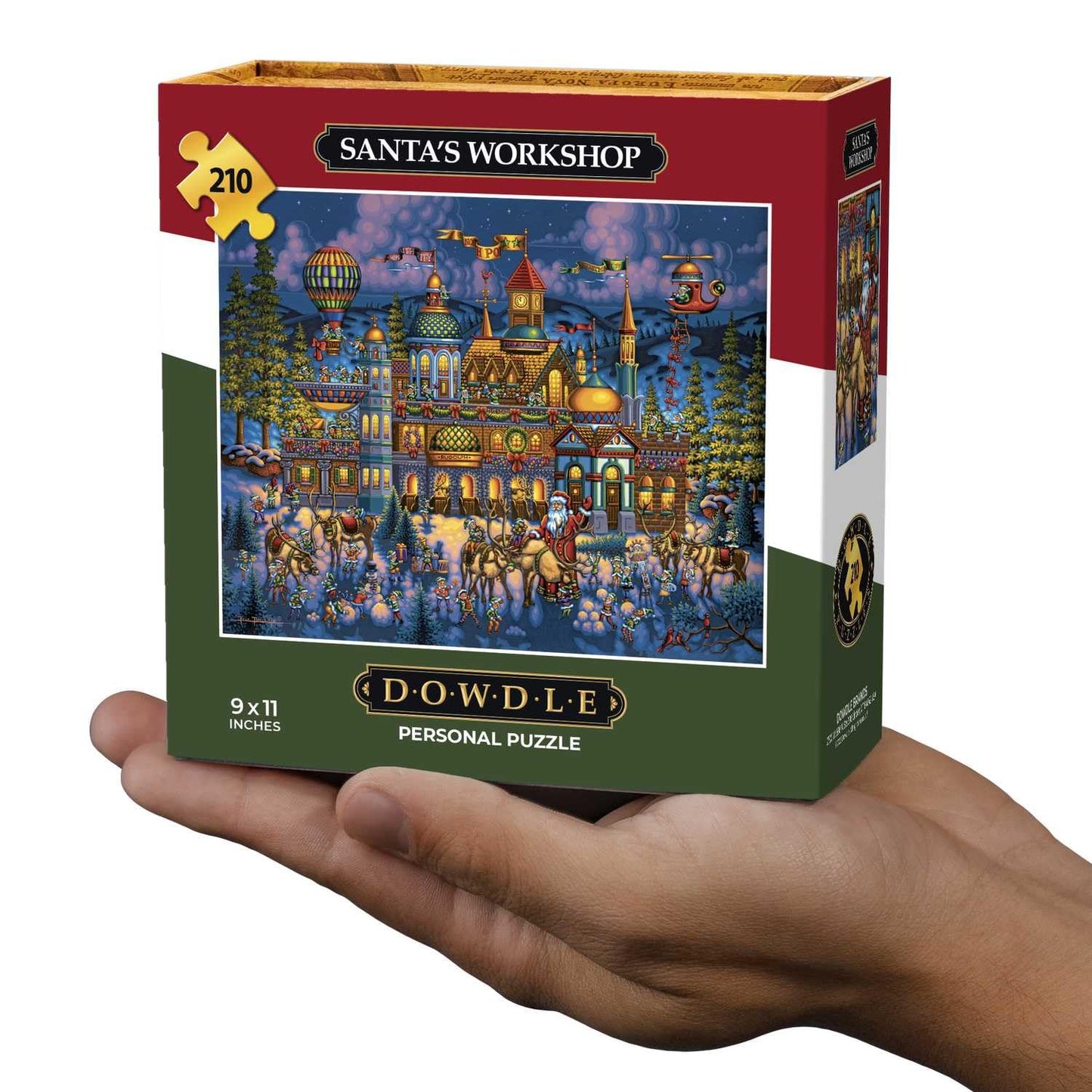 Dowdle Personal Puzzle - Santas Workshop - 210 Piece