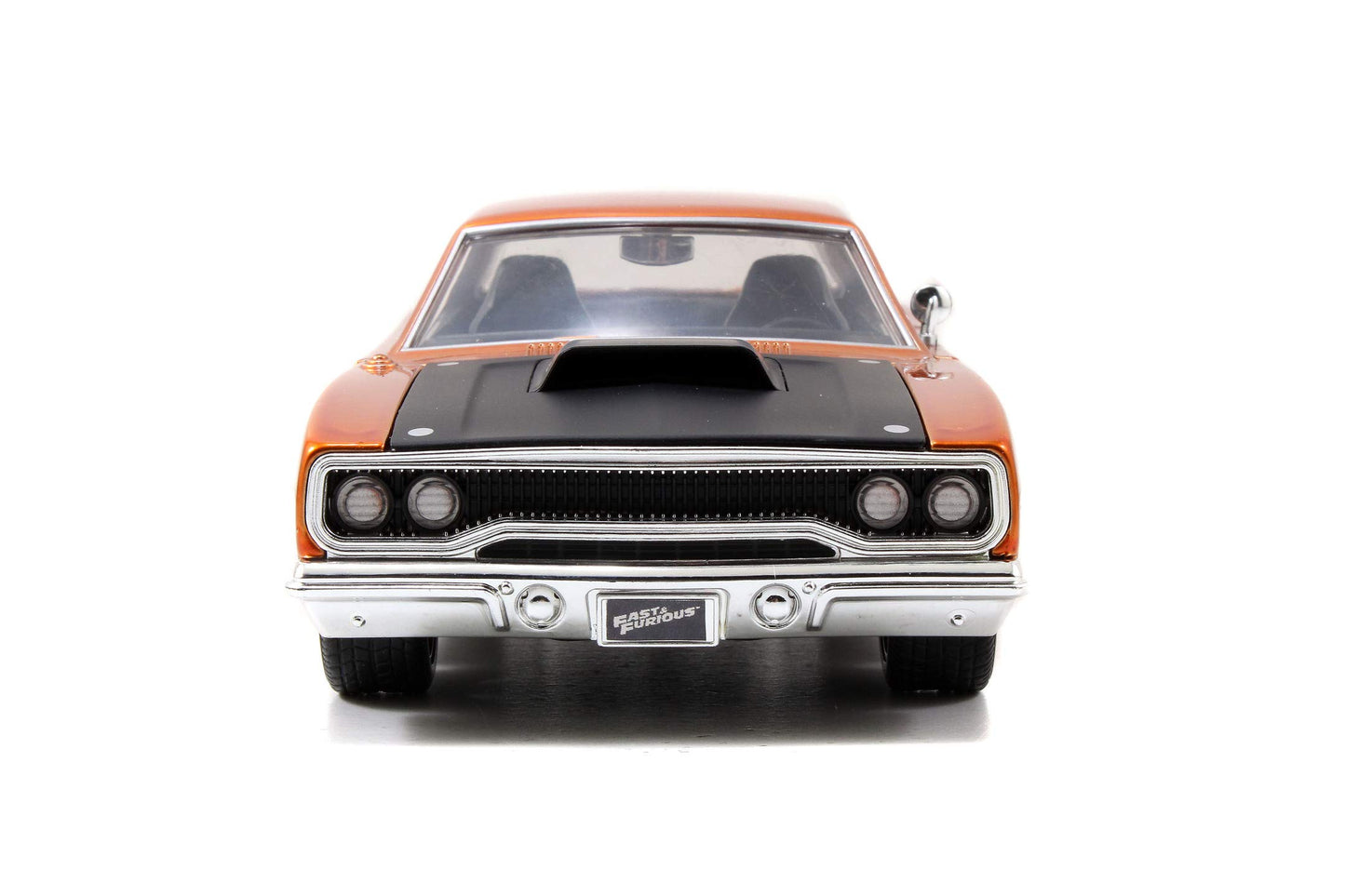 Dom's 1970 Plymouth Road Runner Copper with Black Hood ''Fast & Furious 7'' (2015) Movie 1/24 Diecast Model Car by Jada