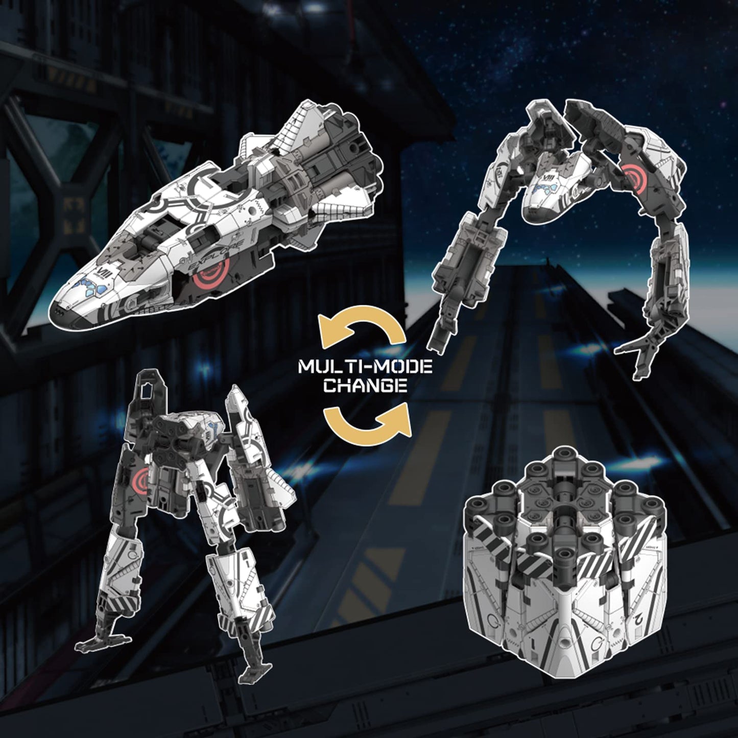 52Toys Megabox Mb-25 Endymion Deformation Toys Action Figure, Converting Toys In Mecha And Cube, Perfect Birthday Party Gift For Teens And Adults