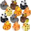 Rhode Island Novelty 2'' Zoo Animal Rubber Duckies