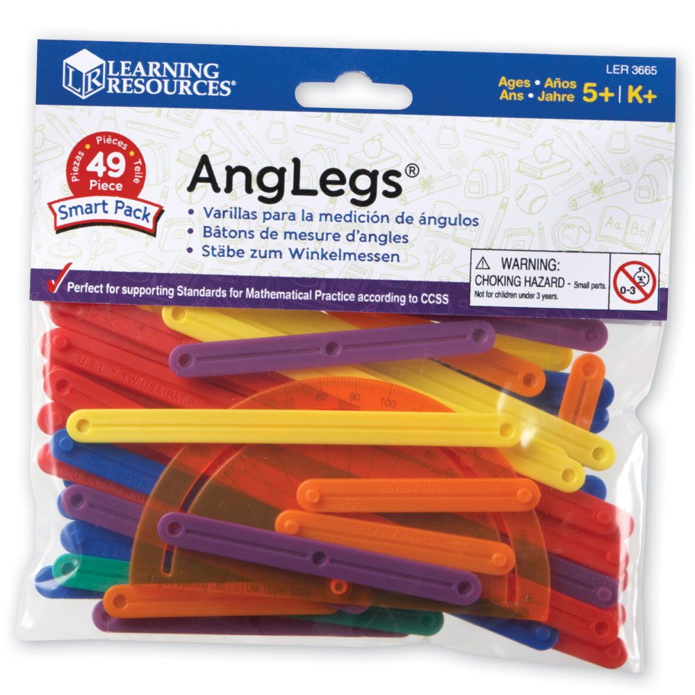 Learning Resources AngLegs Smart Pack, Model LER3665, Multi-color, Plastic Educational Toy