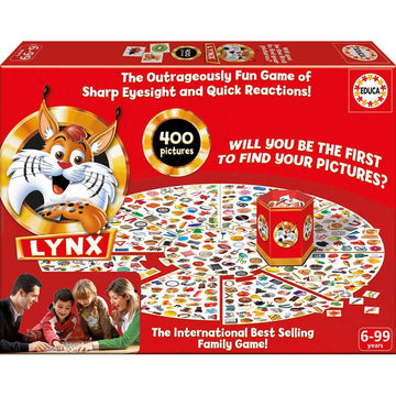 Educa Lynx 400 Images Observation & Attention Game - Family Game for Age 6+