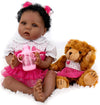 Milidool Black Reborn Baby Dolls Girl Lifelike Weighted African American Newborn Girl Dolls 22 Inch Baby Dolls That Look Real Gi