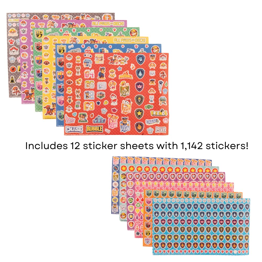 Paw Patrol Creative Coloring Canvas Painting And Activity Set For Kids, 1000+ Pcs