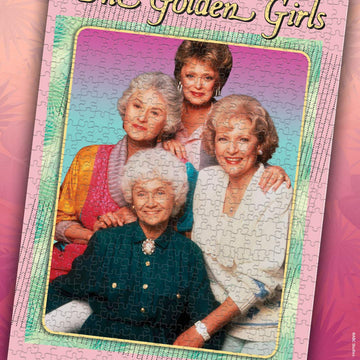 The Golden Girls 1000 Piece Jigsaw Puzzle | Officially Licensed Golden Girls Merchandise | Collectible Puzzle Featuring Blanche, Dorothy, Sophia, And Rose