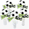 Big Dot Of Happiness Goal - Soccer Party Decorations - Soccer Baby Shower Or Birthday Party Centerpieces - Sports Party Centerpieces - Sport Decorations- Soccer Party Table Toppers - Set 15