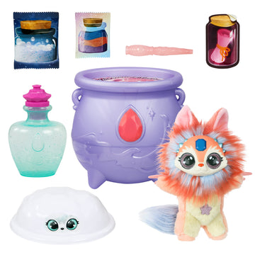 Magic Mixies Color Surprise Magic Cauldron. Reveal A Mixie Plushie From The Fizzing Cauldron And Discover 6 Magical Color Change Surprises - Styles May Vary - Non-Electronic Medium (Pack Of 1)