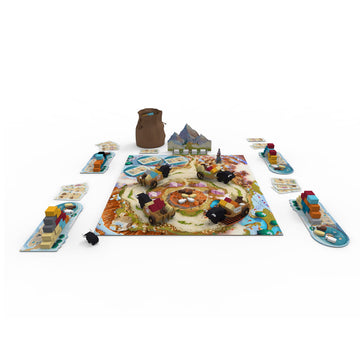 Yak Board Game | Strategy Resource Management Construction Fun Family For Adults And Kids Ages 8+ 2-4 Players Average Playtime 4