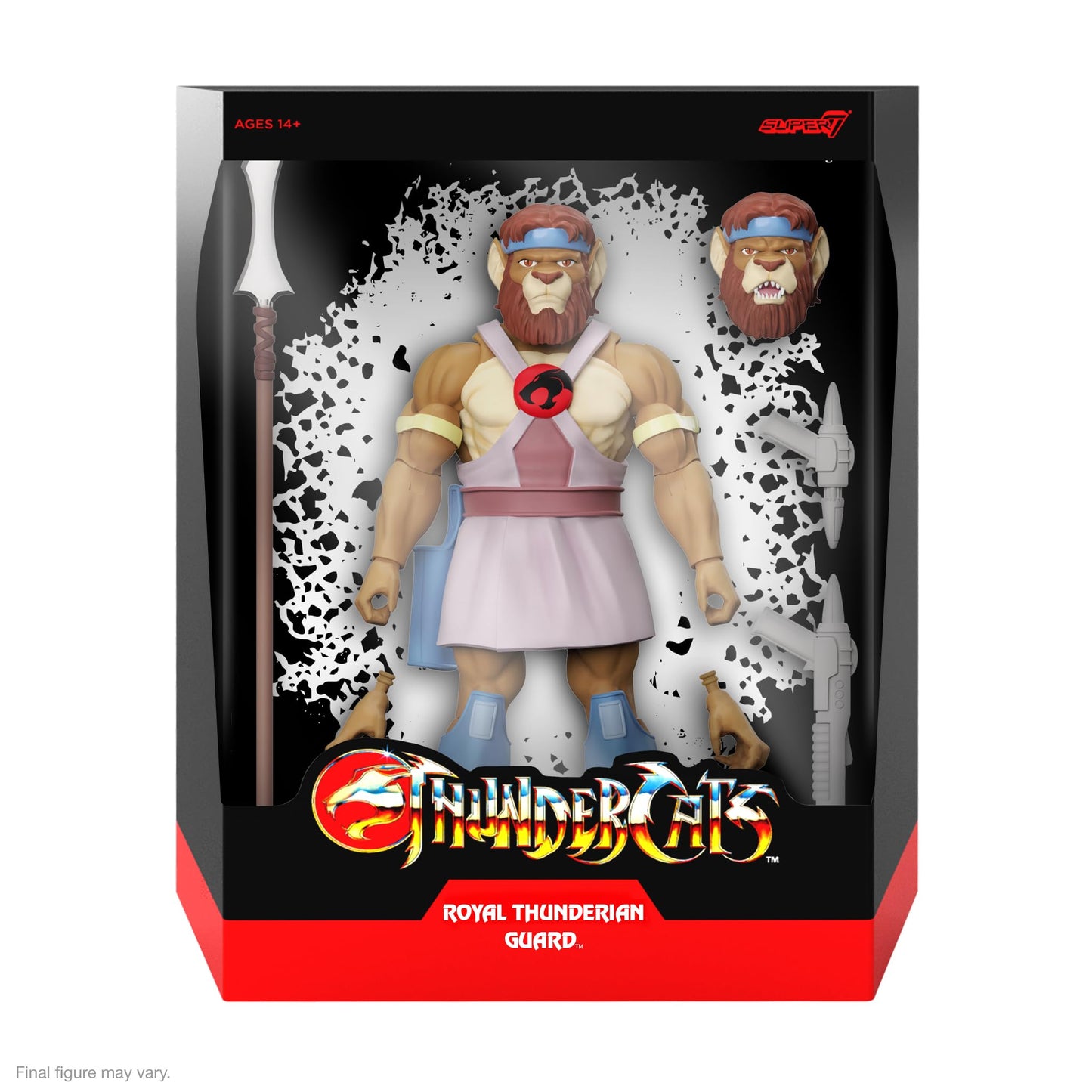 Super7 Ultimates! Thundercats Royal Thunderian Guard - 7'' Thundercats Action Figure With Accessories Classic Cartoon Collectibl