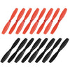 uxcell RC Propellers 55mm CW CCW 2-Vane Main Rotors, Black Red 8 Pairs
