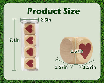 Wooden Trump Marker Dice 4Pcs,Trump Indicator,Clear Big Size Euchre Cube For Euchre Player,Great Tools For Euchre Pinochele Play