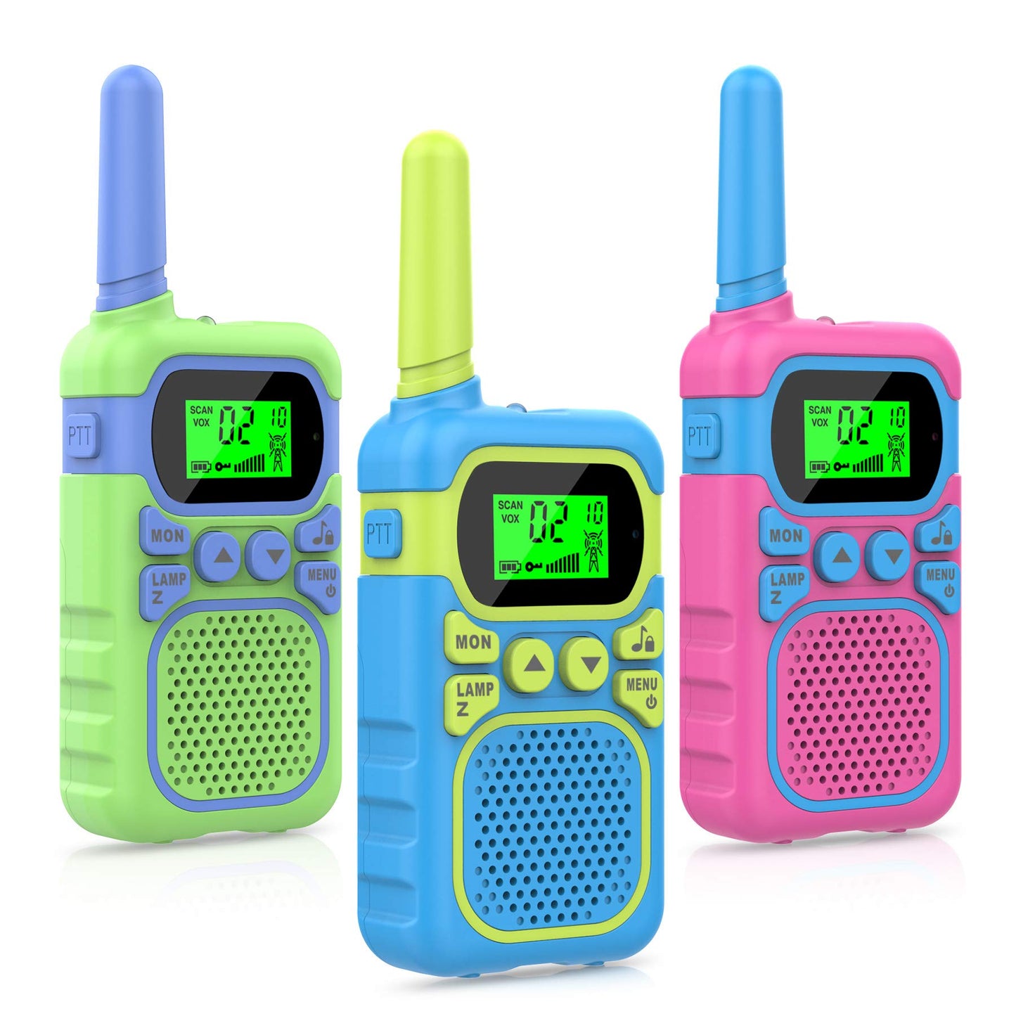Kids Walkie Talkies for 3-12 Year Old Boys Girls,Children Walkie Talkies 3 KM Long Range & 22 Channels 2 Way Radios,Kids Outdoor