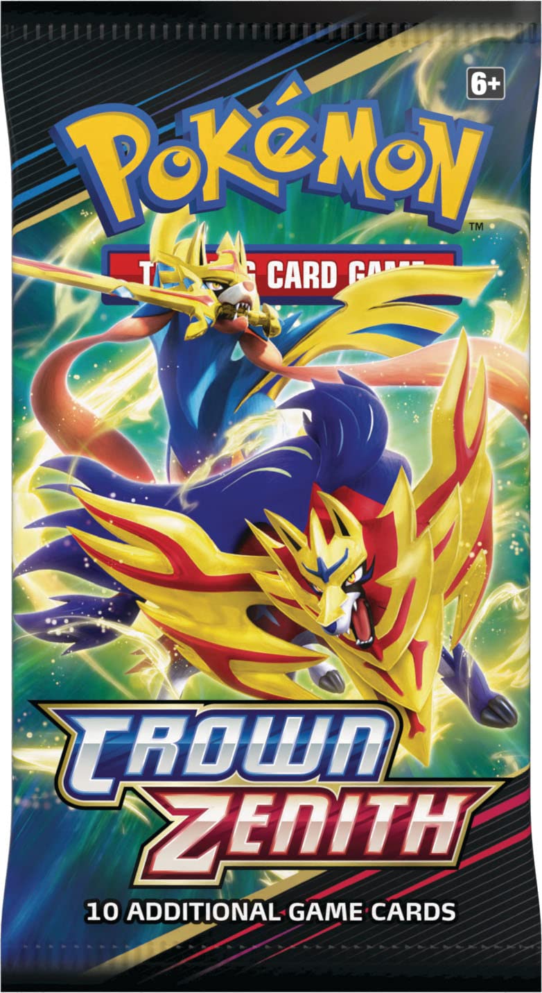 Pokemon TCG Crown Zenith Cinderace Pin Box Collection - Multi-color, Glossy Enamel, Model 728192544354