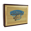 Front Porch Classics Spinner Domino Game Set, Wooden Case, Multicolor, for 2-8 Players, Ages 8+