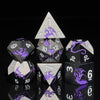 Metal Dice Set D&D, HNCCESG Polyhedral Dice 7 Piece Dice Dragon Metallic DND Dice Set for Dungeons and Dragon RPG Tabletop Game(