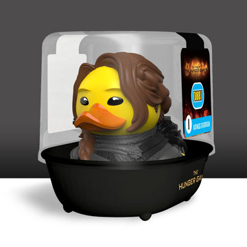 TUBBZ First Edition Katniss Everdeen Collectible Vinyl Rubber Duck Figure - Official The Hunger Games - Action TV, Film