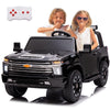 Luibas 24V Ride On Toy, 2 Seater Licensed Chevrolet Silverado Hd With Remote Control, Battery Powered Kids Electric Ride On Truc