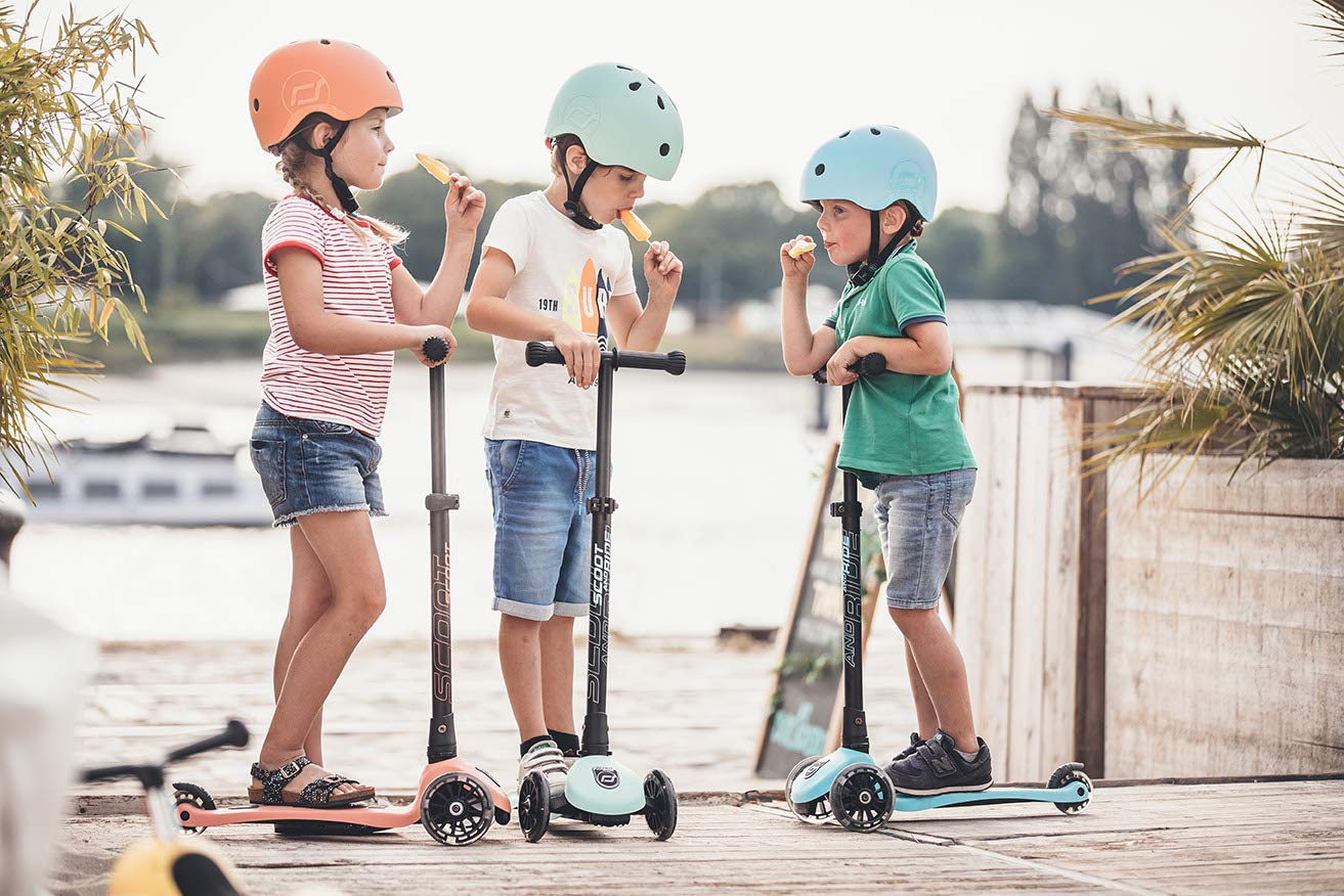 Scoot & Ride Stand-Up Push Scooter For Children Ages 3-6, Highwaykick 3, Blueberry