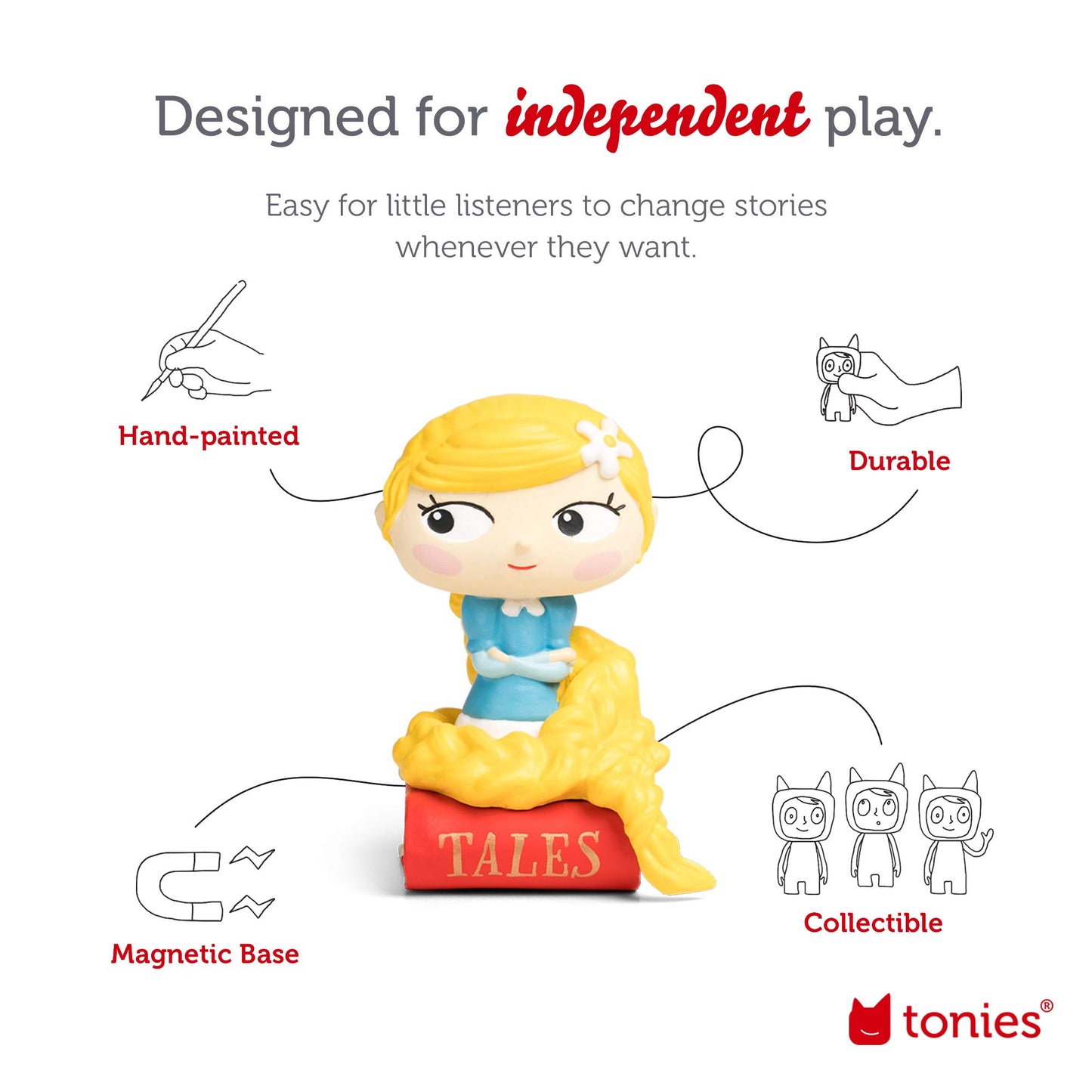 Tonies Rapunzel Audio Play Character With Other Fairy Tales
