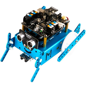 Makeblock Six-Legged Robot Add-on Pack for mBot - 3-in-1, Medium, Blue, Model 98050, Plastic