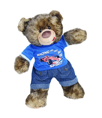 Cool Racecar Outfit Outfit Fits Most 14' - 18' Build-A-Bear And Make Your Own Stuffed Animals