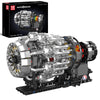 Mould King 10216 Turbojet Engine Building Sets Mechanical Aviation Aircraft Engine Model Kit That Runs Build Your Own STEM Model Engine Gift for Age 14+/mature-themed Collections Enthusiasts (1214+ PCS)