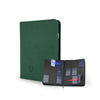 Card Guardian - 9 Pocket enhanced Binder with Zipper for 360 Cards Trading Card Games TCG (Green) Side Loaded Pockets Compatible with Yugioh Cards MTG Binder Sports Card Binder